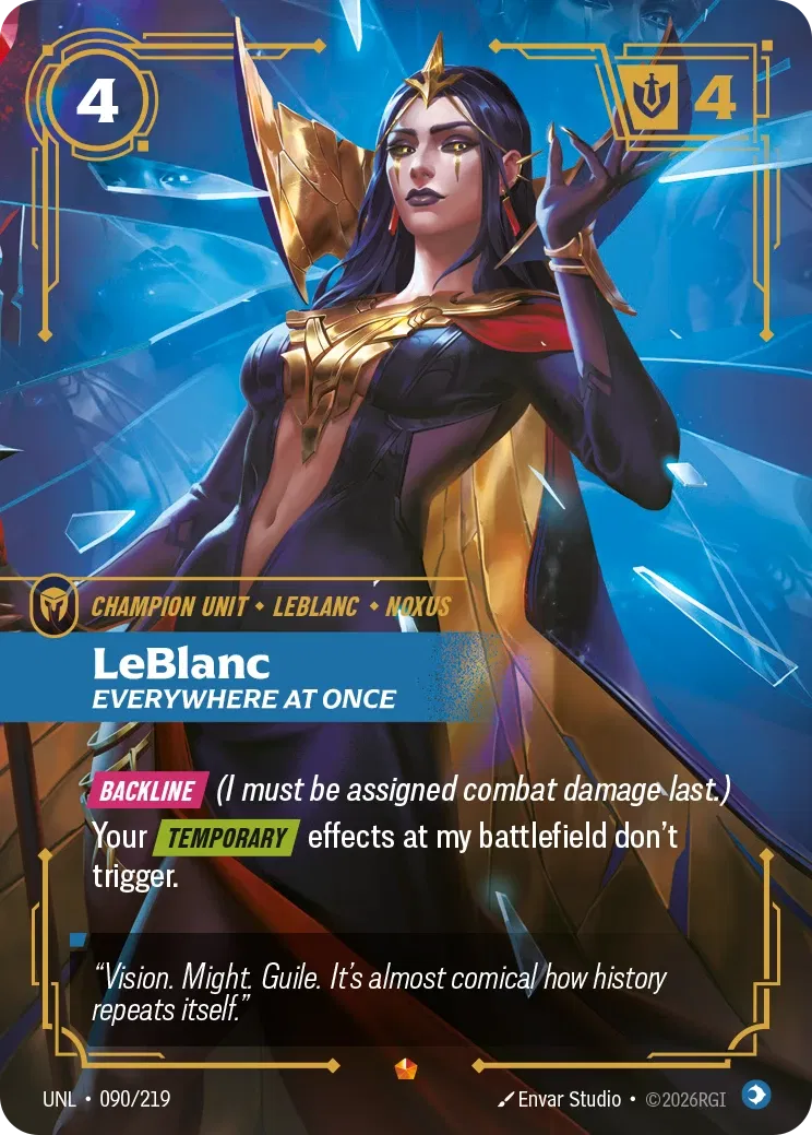 Leblanc Everywhere at Once