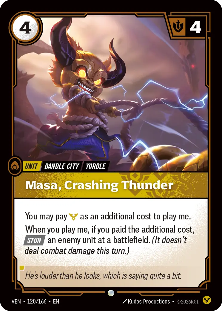 Masa Crashing Thunder