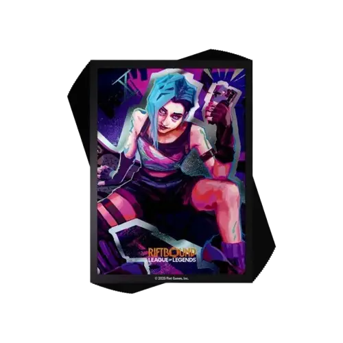 Riftbound: League of Legends TCG - Art Sleeves 100 Pack - Jinx - Riftbound TCG